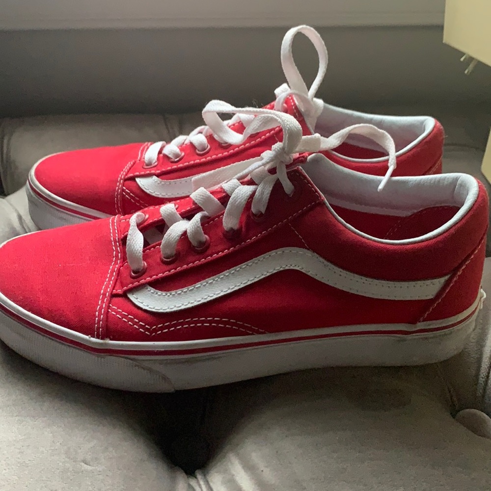 old school red vans